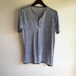 Lucky Brand Venice burnout shirt mens size S